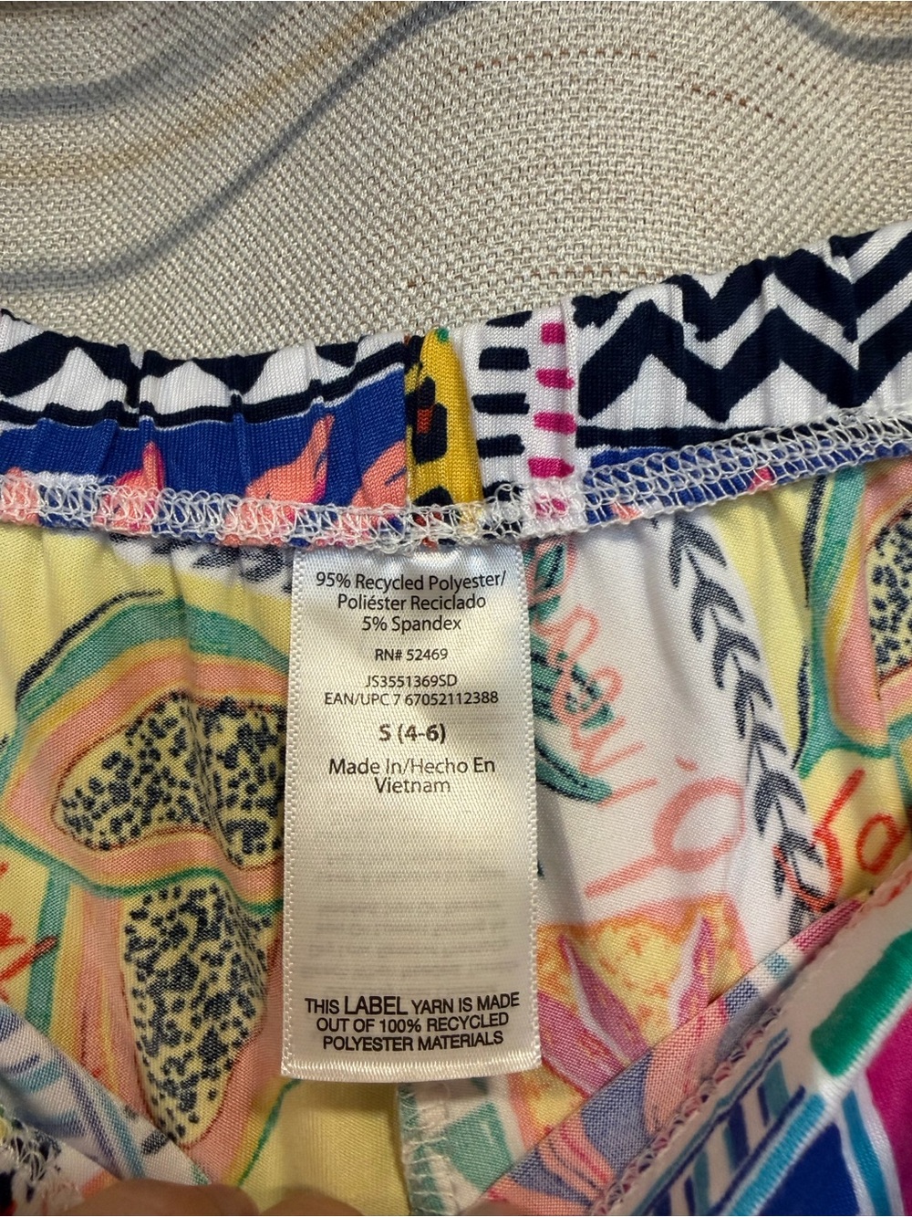Joyspun Tropical Fruit Print Tank & Shorts PJ set - Picture 12 of 16